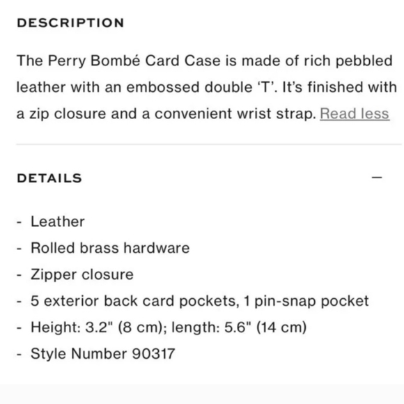 Tory Burch Top Zip Card Case NWT - Picture 14 of 14